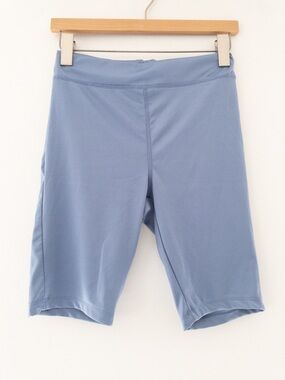 Nasty Gal Blue Spandex Bike Shorts